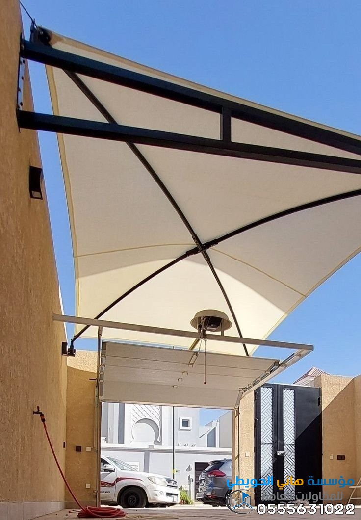 حداد مظلات سيارات PVC في الرياض