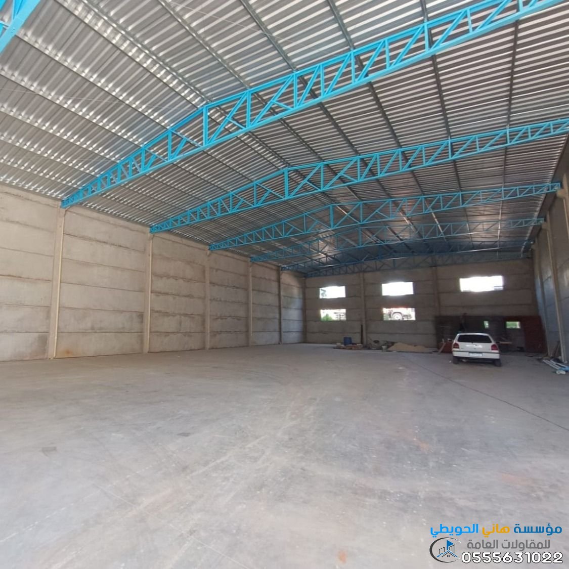 ورشة مستودعات تجارية تركيب هناجر الرياض