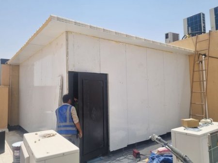 تركيب ملحق جاهز غرف حراسة ساندوتش بنل بالرياض